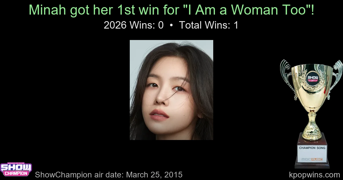 Minah - I Am a Woman Too